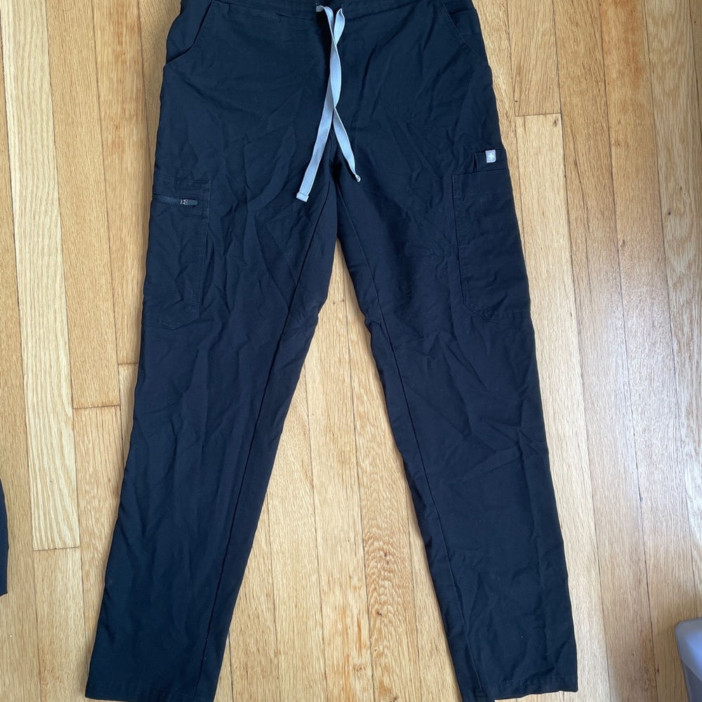 Figs Black Basic Scrub Pant